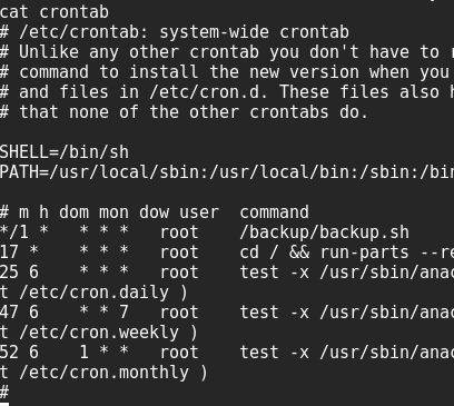 crontab