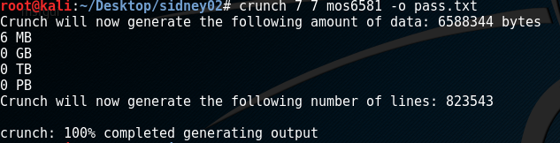 basic password list in crunch