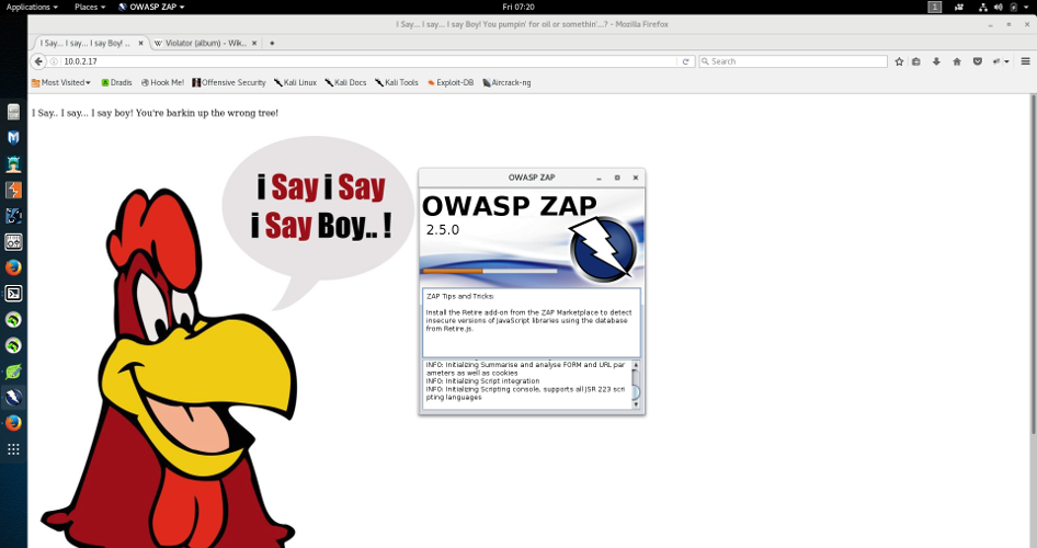 Foghorn Leghorn on http pager