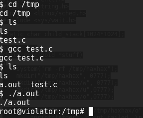 running compiled binary gives root access